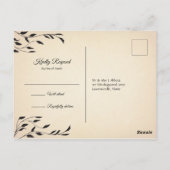 バラビクトリアンRSVP ポストカード (裏面)