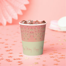 バラピンクとクリームデザイナー