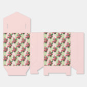 バラピンクとグリーンのストライプお気に入り フェイバーボックス (見開き)