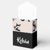 バラピンクの白黒のスカンク フェイバーボックス (オープン)