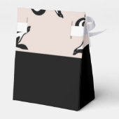 バラピンクの白黒のスカンク フェイバーボックス (裏面サイド)