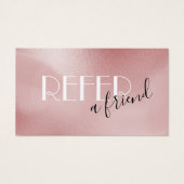 バラピンクの紹介カード (正面)