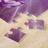 バラピンクエンジェル愛の炎 ジグソーパズル (側面)