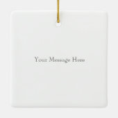 バラピンクグランドピアノ魅力的ミュージカルキープサケ セラミックオーナメント (裏面)