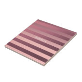 バラピンクストライプ色 タイル (側面)
