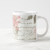 バラピンクティーカップ ジャンボコーヒーマグカップ (右)