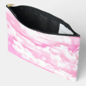 バラピンクハッピークラウドデコール アクセサリーポーチ (見開き)