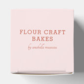 バラピンクフレームベーカリーベイカーズテイクアウト フェイバーボックス (上部)