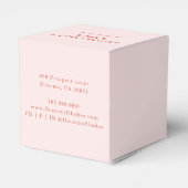 バラピンクフレームベーカリーベイカーズテイクアウト フェイバーボックス (裏面サイド)