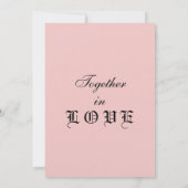 バラピンクブルーパステルモノグラム 招待状 (裏面)