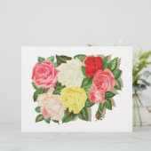 バラピンクホワイトイエローレッドフラワーフローラ#1 (スタンド正面)