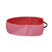 バラピンクライトジオメトリメッシュパターン アスレチックヘッドバンド (右)