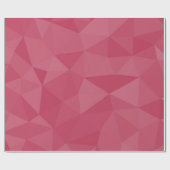 バラピンクライトジオメトリメッシュパターン ラッピングペーパー (フラット)
