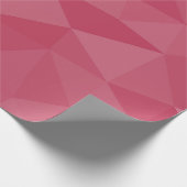 バラピンクライトジオメトリメッシュパターン ラッピングペーパー (角)