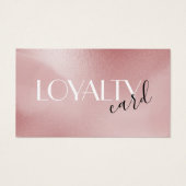 バラピンクロイヤリティカード (正面)