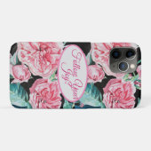 バラピンクローズ後を追フローラあなたの喜びパターン Case-Mate iPhoneケース (裏面(横))