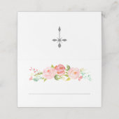 バラピンク宗教座席表 プレイスカード (外部開封)