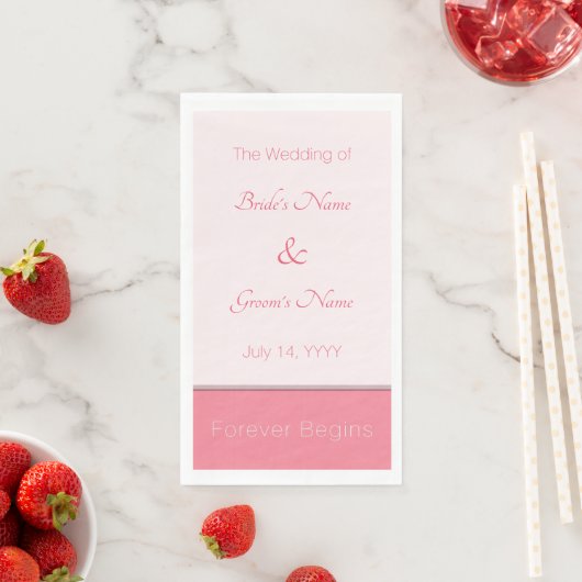 バラピンク永遠にエレガントな結婚式を始める (インサイチュ)