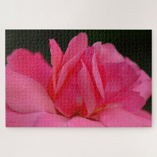 バラピンク花びら ジグソーパズル (横)