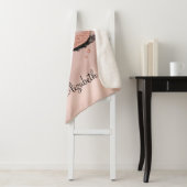 バラピンク金ゴールドまつげ滴下グリッター シェルパブランケット (インサイチュ)