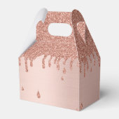 バラピンク金ゴールドまつげ滴下グリッター フェイバーボックス (裏面サイド)