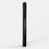 バラピンク金ゴールド&ブラックモノグラム Case-Mate iPhoneケース (裏面/右)