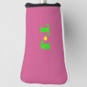 バラピンク ゴルフヘッドカバー (回転90)