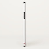 バラピンクRhinestoneの名前の写真 Case-Mate iPhoneケース (裏面/右)