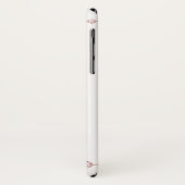 バラピンクRhinestoneの名前の写真 Case-Mate iPhoneケース (裏面/左)