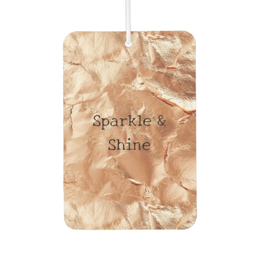 バラピーチ金ゴールドグラム カーエアーフレッシュナー (正面)