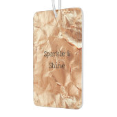 バラピーチ金ゴールドグラム カーエアーフレッシュナー (左)