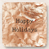 バラピーチ金ゴールドグラム コースター (正面)