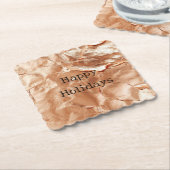 バラピーチ金ゴールドグラム ペーパーコースター (アングル)