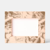 バラピーチ金ゴールドグラム レーザー彫刻フレーム (正面)