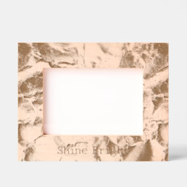 バラピーチ金ゴールドグラム レーザー彫刻フレーム