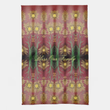 バラファンシーと黄茶タオル