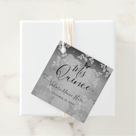 バラファンシーキンセアニェラシルバーメッセージカード フェイバータグ (インサイチュ)