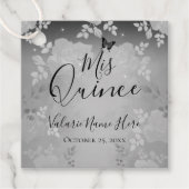 バラファンシーキンセアニェラシルバーメッセージカード フェイバータグ (正面)