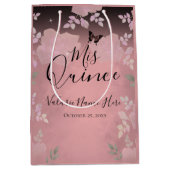 バラファンシーキンセアニェラピンクミディアム抱き枕 ミディアムペーパーバッグ (正面)