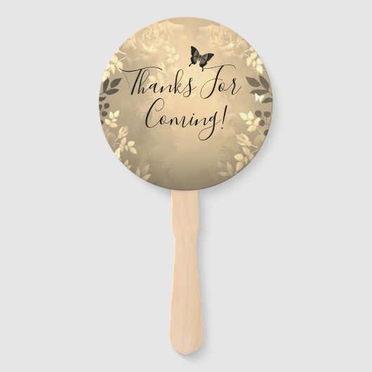 バラファンシーキンセアニェラ金ゴールド優先バッグ ハンドファン (裏面)