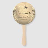 バラファンシーキンセアニェラ金ゴールド優先バッグ ハンドファン (正面)