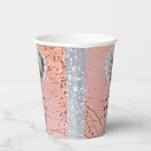 バラファンシー金ゴールドスパークリーカスタムフォトリタイア 紙コップ (右)