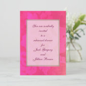 バラファンタジー結婚のリハーサルディナー招待 招待状 (スタンド正面)