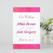バラファンタジー結婚式 プログラム (スタンド正面)