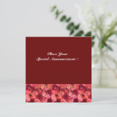 バラフィールドモノグラム、赤ピンク 案内状 (スタンド正面)