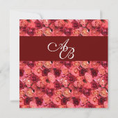 バラフィールドモノグラム、赤ピンク 案内状 (裏面)