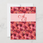 バラフィールドモノグラム、赤ピンク 案内状 (裏面)