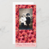 バラフィールド、明るい赤鮮やか色ピンク シーズンカード (正面/裏面)