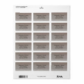 バラフェイクグリッター住所 シール (フルシート)