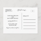 バラフェイクゴールドフォイル | 写真はがきを保存 案内ポストカード (裏面)